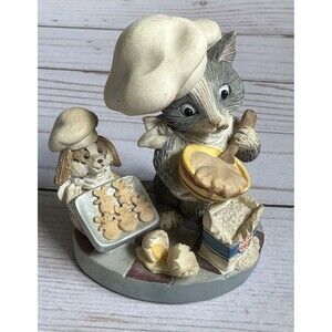 The Cozy Cat Collection The Hamilton Collection “Kitty Treats” Vintage 1998